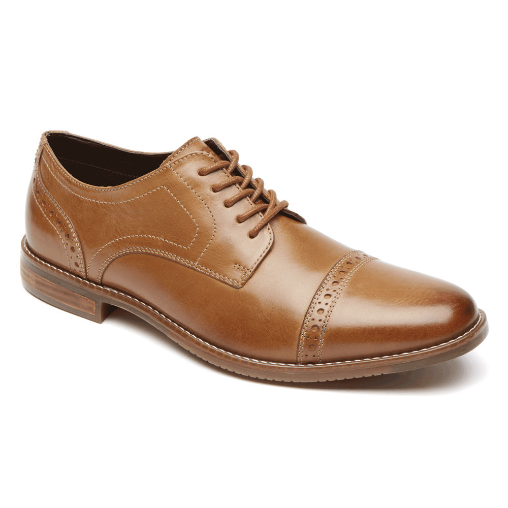 Oxfords Rockport Hombre Mexico - Style Purpose Cap Toe Marrom - RBMJA5012